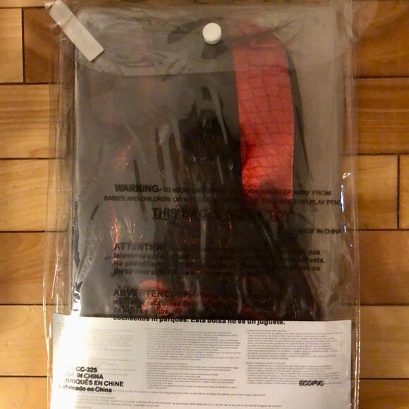 California Costumes Enchanted Tresses Wig – Black & Red with Bow Adult Gothic - Picture 2 of 2